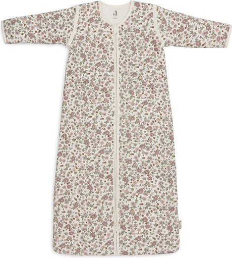 Jollein baby slaapzak winter met afritsbare mouw 110cm retro flowers - winterslaapzak
