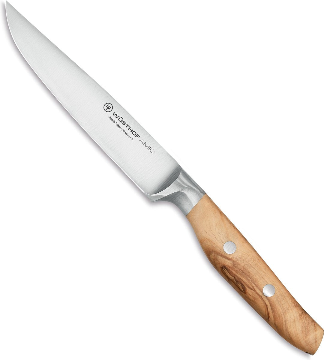 Wüsthof Amici Steakmesser – 12 cm – Olivenholz