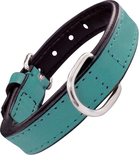 Gloria Hundehalsband gepolstert Türkis 45 cm (45 x 2 cm)