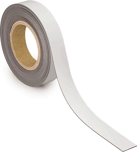 Maul Magnetband 6524502 weiß 10 Meter