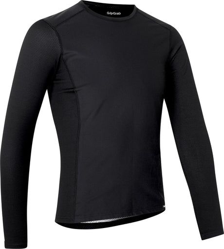 Gripgrab – windabweisendes Thermo-Langarm-Winter-Fahrrad-Unterhemd, windabweisendes Thermo-Shirt – Schwarz – Herren – Größe XXL