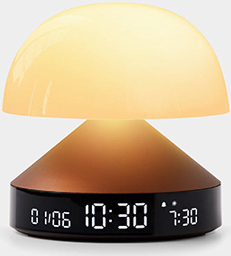Lexon design lexon mina sunrise wake up light wekker - brons bruin