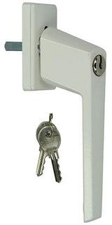 Yale 1019088 - 1 raamkruk met cilinderslot, wit | 2 stuks