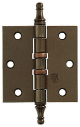 Yale 1019139 - 3 scharnieren met kogellager verbronsd vaasknop 76x76mm | 2 stuks