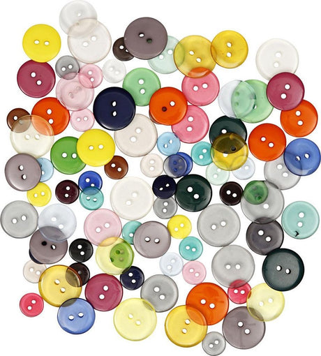 Kreativunternehmen https: www.cchobby.nl Buttons-d-12-18-20-mm-verschiedene-Farben-50-gr-100-Stück-1-Box