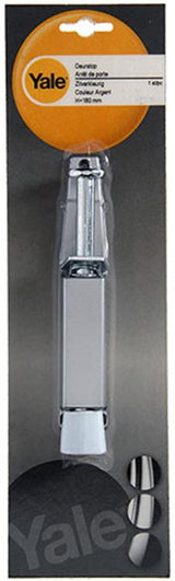 Yale 1019207 - 1 deurstop zilverkleurig h=180mm | 3 stuks