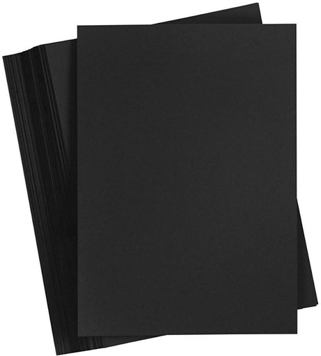 Creativ Company Farbkarton, A2, Blatt 420x594 mm, 200 gr, schwarz, 100 Blatt 1 Karton