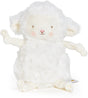 Bunnies by the Bay Roly Poly Kiddo Kuscheltier – Stofftier – gestickte Details – Lamm – 13 cm – weiß