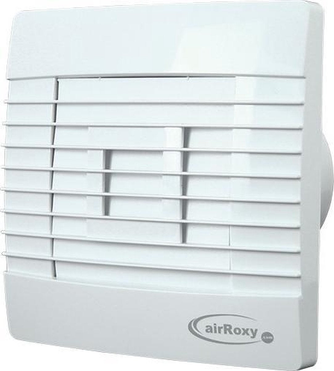 Air Roxy Badezimmerventilator mit automatisch schließendem Ventil, Feuchtigkeitssensor und Timer, 100 mm, weiß – Prestige 100ZGHS