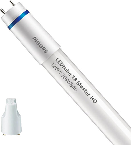 Philips led philips - led buis t8 master (em mains) high output 12w 1575lm - 840 koel wit | 90cm - vervangt 30w