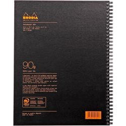 Vorlesungsblock Rhodia 191301c perforiert schwarz