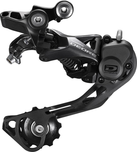 Shimano Schaltwerk Deore 10V Shadow+ mittlerer Käfig schwarz