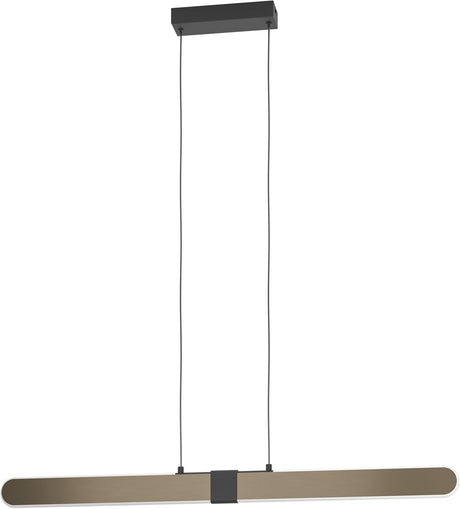 Eglo concesio hanglamp - 103,5 cm - brons zwart - instelbaar wit licht (warm, neutraal en daglicht)