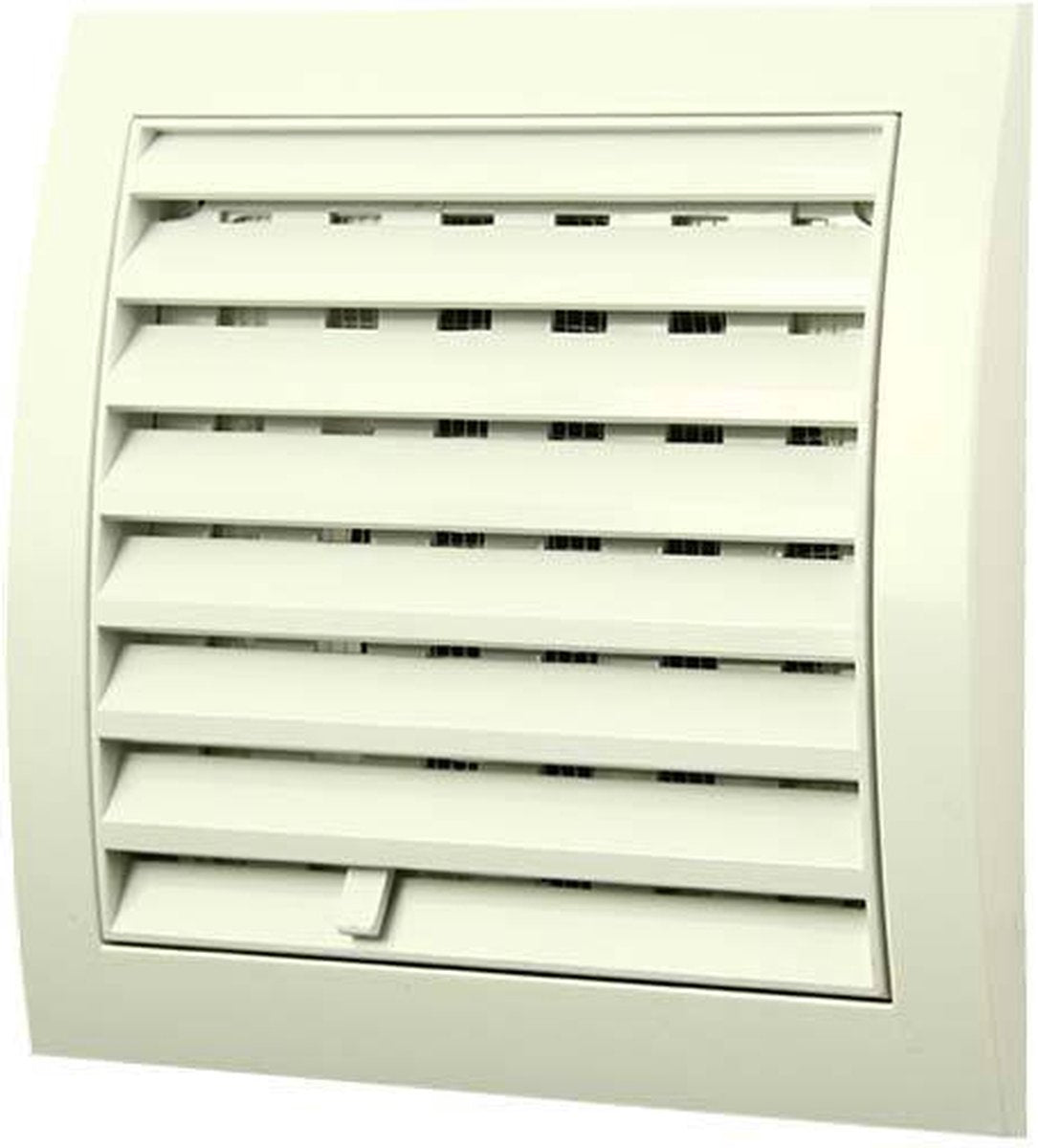 Europlast muurrooster regelbaar 150x150 diameter: 100 wit - nd10r