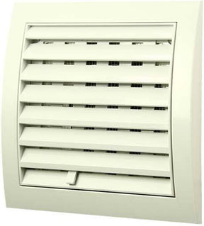 Europlast muurrooster regelbaar 150x150 diameter: 100 wit - nd10r