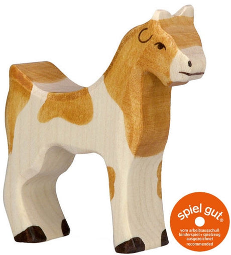 Holztiger Ziege. 7,5 cm.