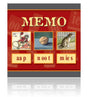Memo spel - aap, noot, mies