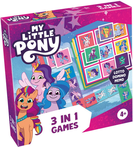 Selecta My Little Pony 3in1 Memo-Lotto-Domino