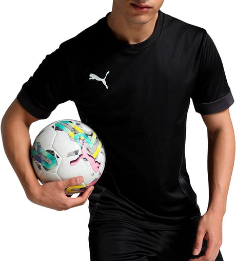 Puma teamgoal matchday jersey heren sportshirt - black- white-flat dark gray m