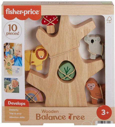 Fisher-Price Holz-Balancebaum – Stapelspielzeug