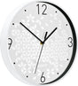 Leitz wow stille wandklok mordern - wit