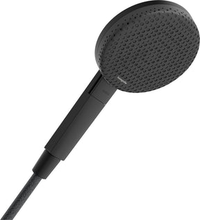 Hansgrohe Raindance Alive Select S – Handbrause – Ecosmart Wassersparen – Select-Tastensteuerung – 125 mm Größe – 3 Strahlfunktionen – Mattschwarz