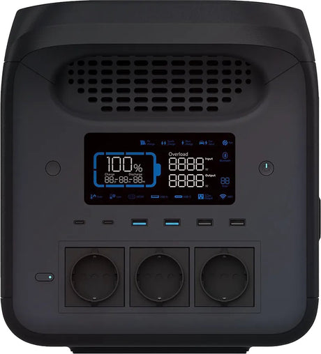 Mestic Kraftwerk MPS-1800 – Nennleistung: 1800 W – Lifepo4-Batterie – Kapazität: 1226 WH