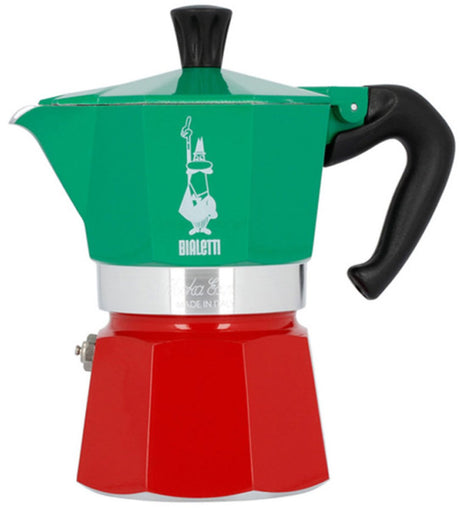 Bialetti Moka Express Italia – Kaffeemaschine – 3 Tassen – Aluminium