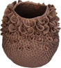 Hd collection vaas aardewerk mauve 26,5x25x24,5cm