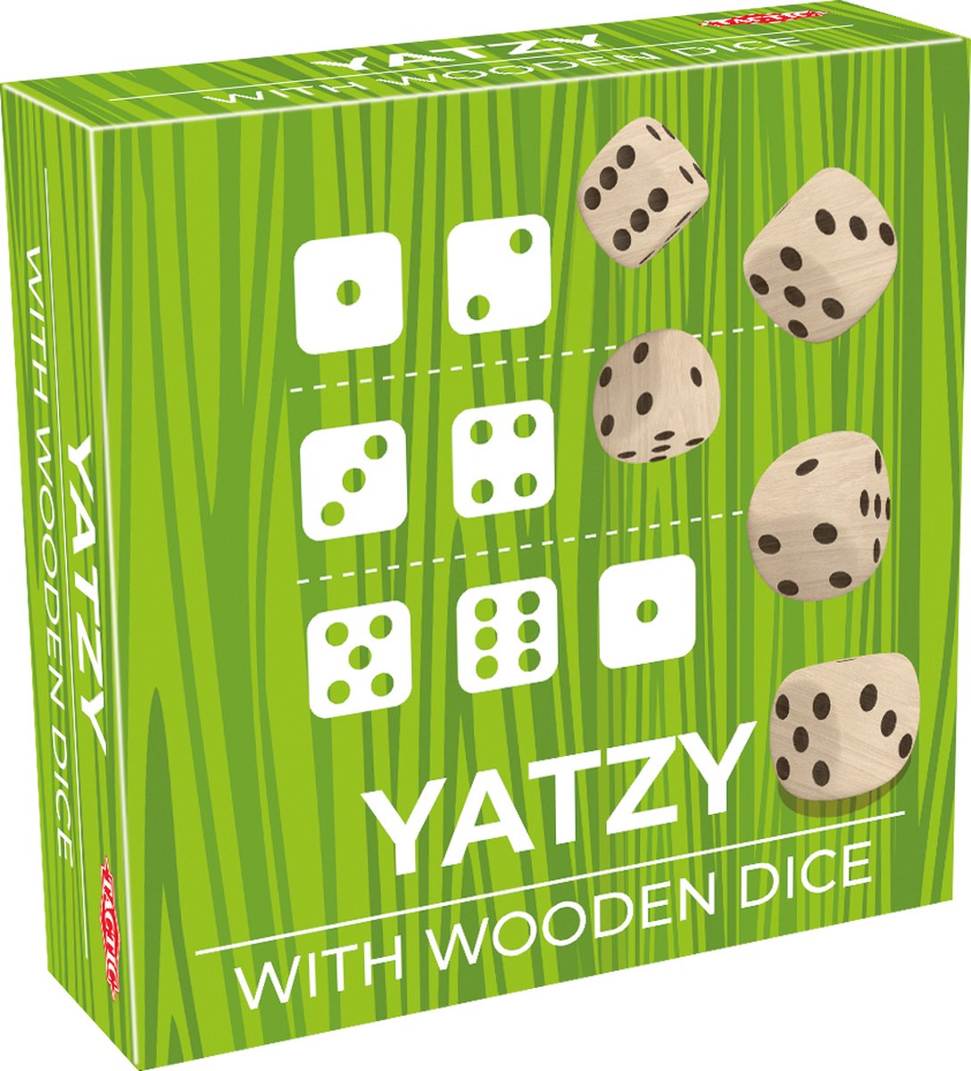 Tactic Yatzy Deluxe – Würfelspiel – Spieleklassiker – Holzspiel – ab 5 Jahren