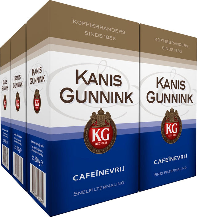 Kanis Gunnink entkoffeinierter Filterkaffee – 6 x 500 Gramm
