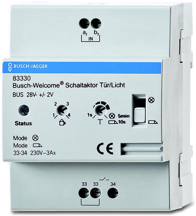 Busch-Jaeger Schaltaktor Türleuchte 4 TE (83330), 2cka008300a0044