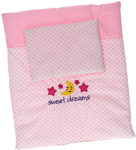 Baby Rose Doll Deken und Kissen Set