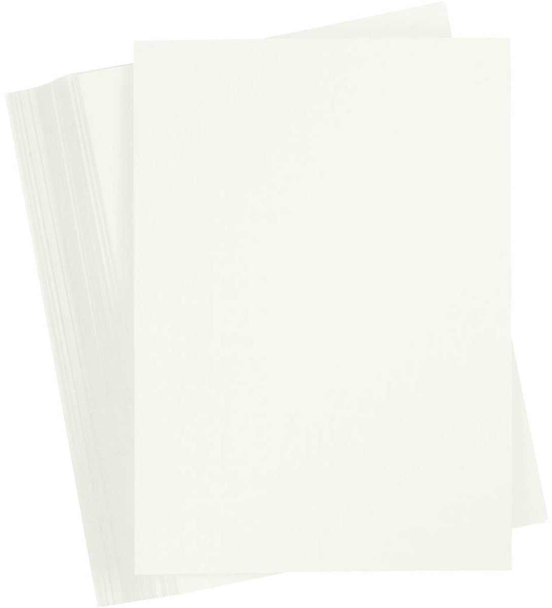 Creativ Company Karton – Elfenbein – A6 – 10,5 x 14,8 cm – 180 Gramm – Creotime – 100 Blatt
