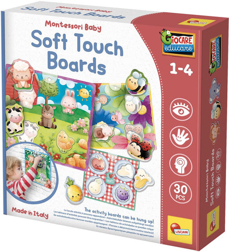 Lisciani Montessori Baby-Soft-Touch-Bretter