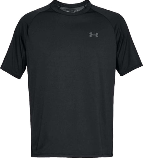 Under Armour UA Tech 2.0 SS Tee-Blk Herren-Sportshirt – Schwarz – Graphit