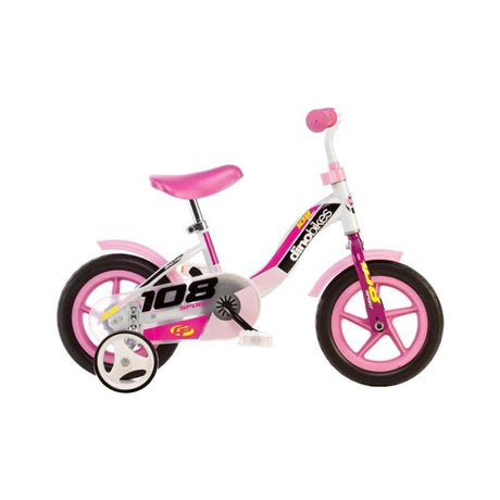 Dino Bikes Dino Mädchenfahrrad 108 Sport 10 Zoll rosa