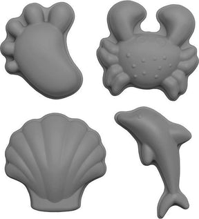 Scrunch-Sandformen – grau – faltbar – recycelbar