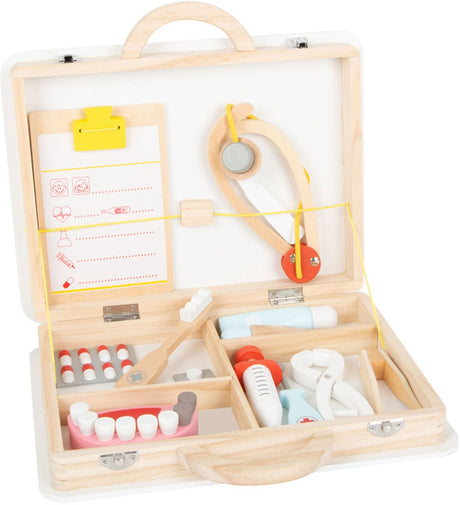 Small Foot - Arzt- und Zahnarzt-2in1-Set aus Holz im Koffer