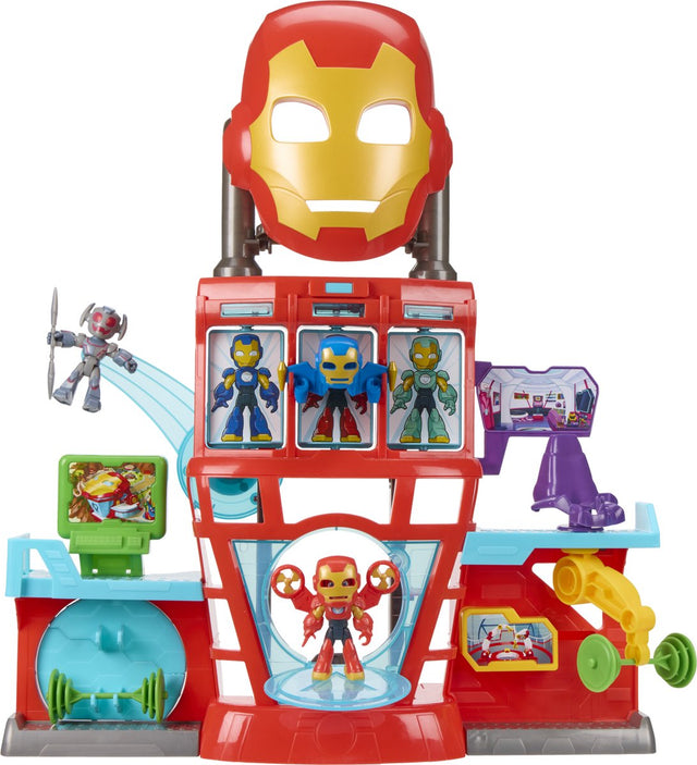Spidey und seine tollen Freunde Marvel Iron Man und seine tollen Freunde – Iron Quarters – Spielset