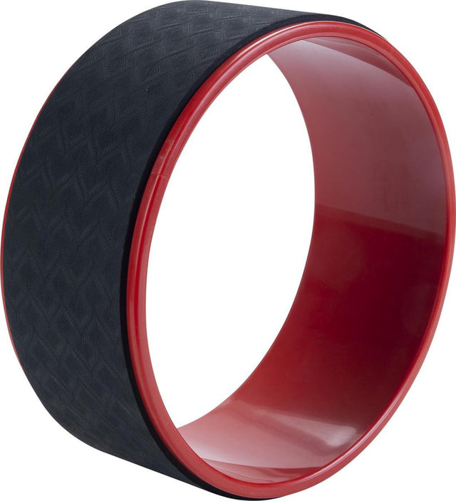 Pure2improve - Yoga-Rad - Yoga-Rad - Yoga-Rolle - Durchmesser 32,5 cm - Schwarz und Rot