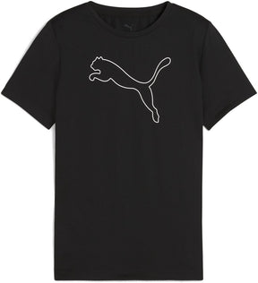 Puma Tad Ess Cat Logo Tee G Mädchen Sportshirt – Schwarz
