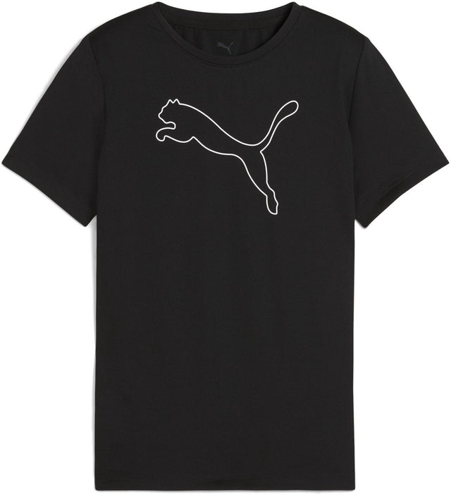 Puma Tad Ess Cat Logo Tee G Mädchen Sportshirt – Schwarz