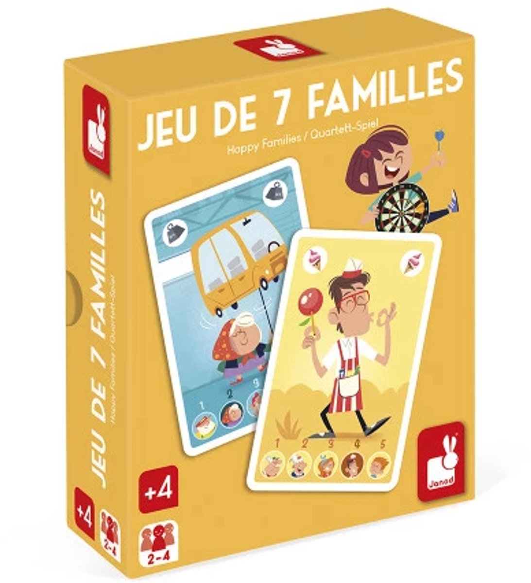 Janod – Spiel – Quartettfamilie