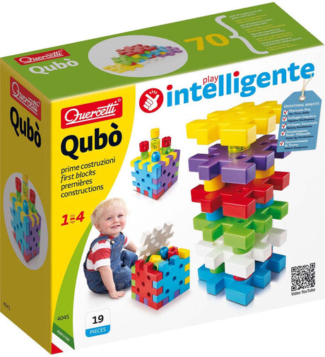 Quercetti Qubo erste Blöcke