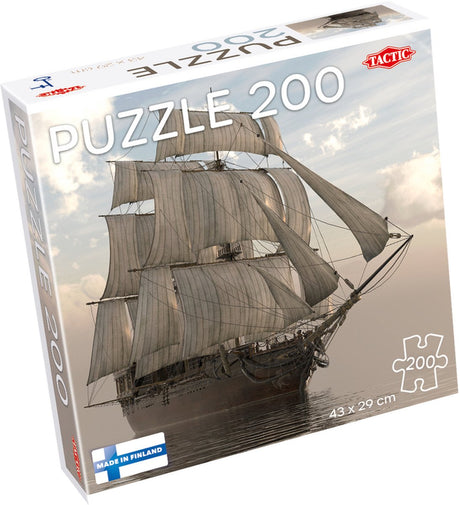Taktisches Puzzle -Segelboot auf See, 200st.