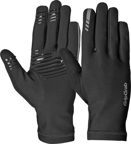 Gripgrab - Isolator 2 Frühling Herbst Fahrradhandschuhe Langfinger Thermo ohne Polsterung - Schwarz - Unisex - Größe XXL