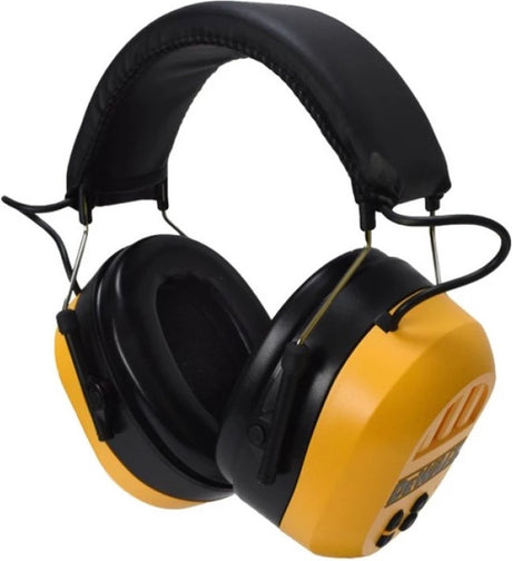 Dewalt Gehörschutz – Bluetooth mit Premium-Sound – verstellbar – Gelb – 1 Stück