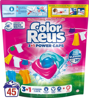 Color Reus 3+1 Power Caps – Waschkapseln – 45 Waschgänge