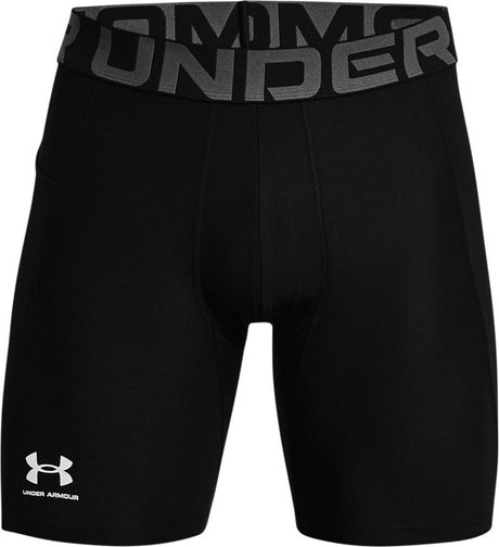 Under armour ua hg armour shorts-blk heren sportbroek - zwart - wit l